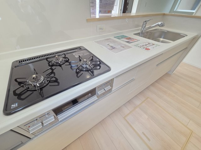 新築　みどり市大間々町大間々第12　Cradle Garden　1号棟のキッチン|新築　みどり市大間々町大間々第12　Cradle Garden