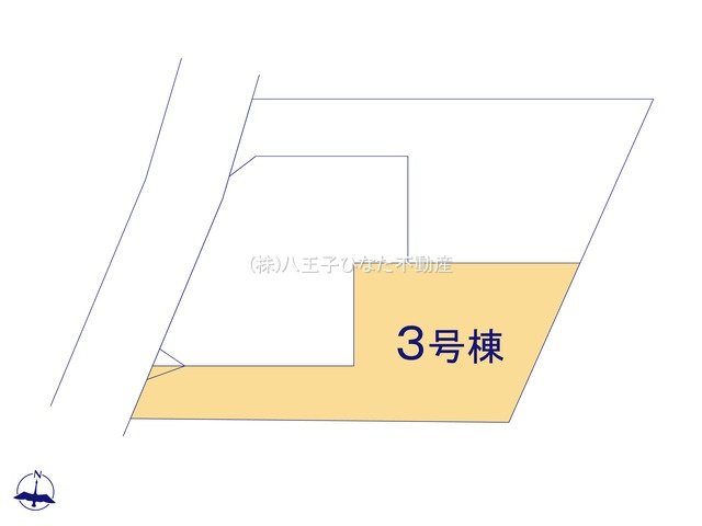『八王子市新築戸建て』八王子市中野山王1-17-15【仲介手数料無料】の区画図|～仲介手数料無料☆八王子ひなた不動産～　八王子市中野山王　新築戸建て