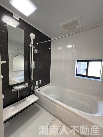 平塚市岡崎  新築戸建の浴室|きれいなお風呂です