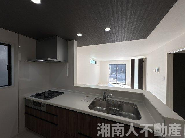 平塚市岡崎  新築戸建のキッチン|使いやすいキッチンです