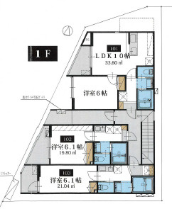 足立区東和４丁目のアパートの間取り