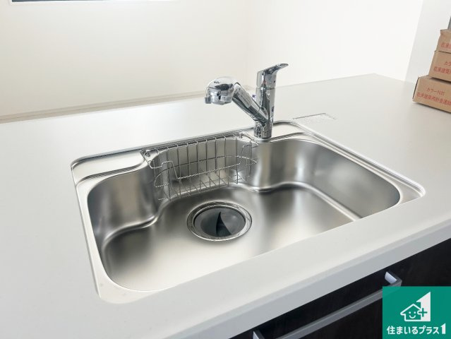 尼崎市武庫町　第2期　新築一戸建ての設備|広々としたシンクで食器洗いも楽々！