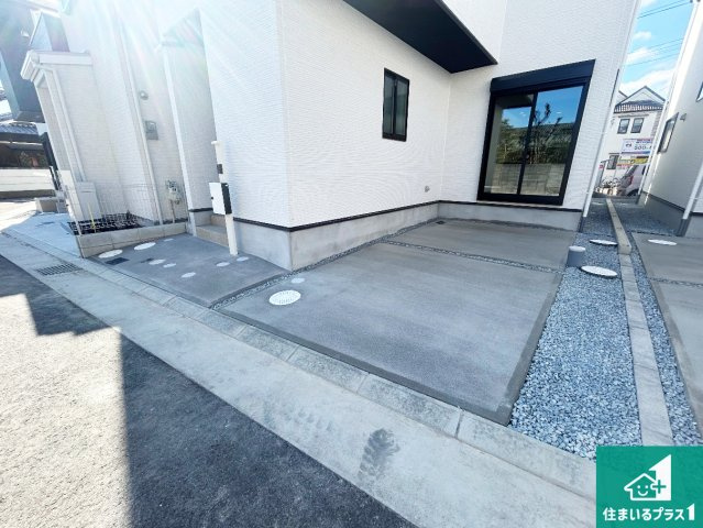 尼崎市武庫町　第2期　新築一戸建ての駐車場|駐車スペース！散水栓があるので、こまめに愛車を洗えます！