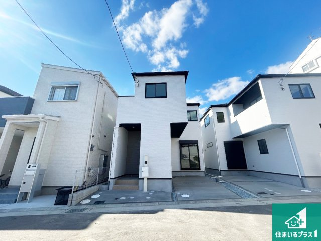 尼崎市武庫町　第2期　新築一戸建ての外観|お客様に長く安心して住んでいだだける事にこだわった家づくり！住んでからのアフターサービスにもしっかりと取り組んでいます！