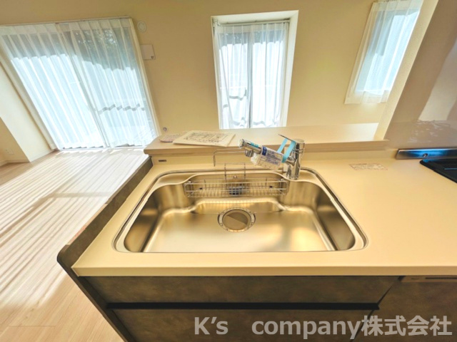 茅ヶ崎市緑が浜　ライオンズガーデン湘南緑が浜のキッチン|ステンレス製のシンクは耐久性があります☆