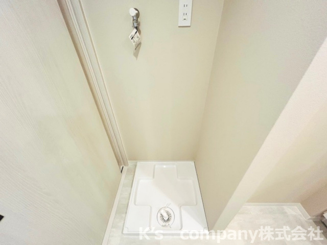 茅ヶ崎市緑が浜　ライオンズガーデン湘南緑が浜のランドリースペース|洗濯機置き場です♪