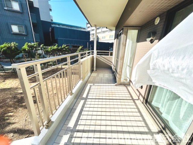 茅ヶ崎市緑が浜　ライオンズガーデン湘南緑が浜のバルコニー|日当たりの良い開放感のあるテラス☆