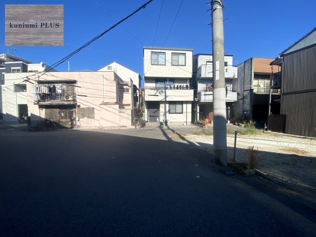 大阪市城東区成育4丁目の前面道路含む現地写真