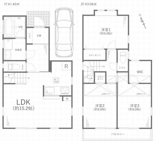 【仲介手数料０円】茅ヶ崎市菱沼1丁目　中古一戸建ての間取り|茅ヶ崎市菱沼1丁目　中古一戸建て