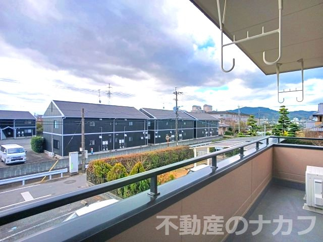 コーポアルカスのバルコニー|※地震前の写真です