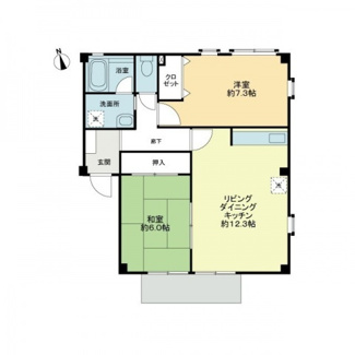 【間取り】 | フォブールタウン南田宮C