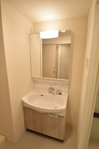 大阪市都島区都島北通２丁目の賃貸マンションの洗面所