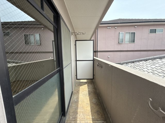 クリスタル西庄のバルコニー