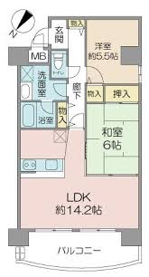 【間取り】 | 琵琶湖アーバンリゾートI番舘
