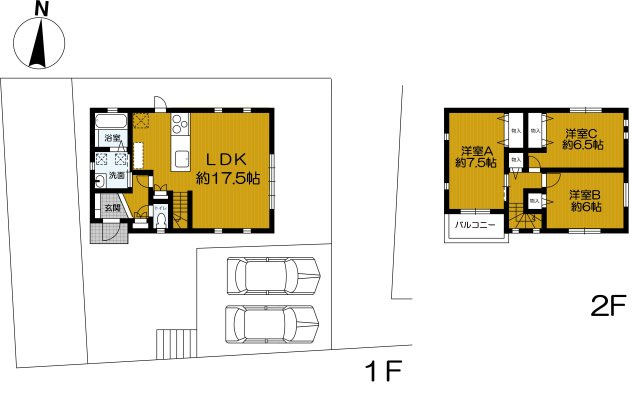 君影町６丁目戸建の間取り