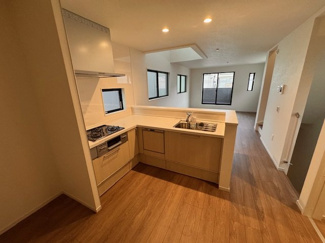 【キッチン】 | LIGARE名古屋市北区柳原1期全4棟【仲介手数料無料　清水小　八王子中】 | LINEから簡単お問合せ可能！
友達検索で@nqk7328tです！。