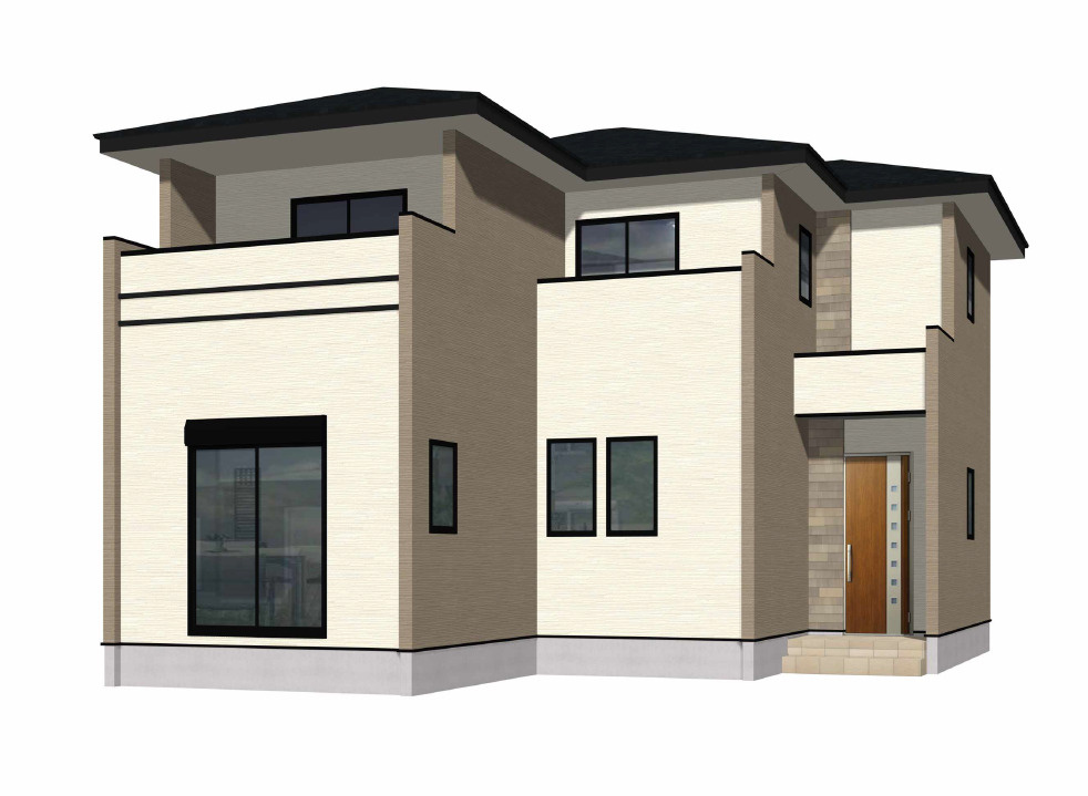 鞍手郡鞍手町大字中山8期1号棟の外観パース