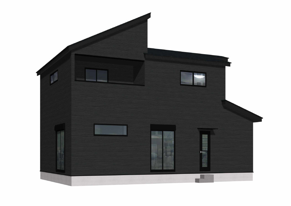 遠賀郡水巻町頃末南2丁目2期1号棟の外観パース