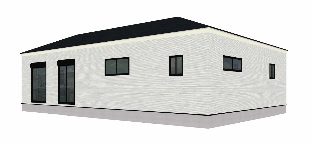 鞍手郡鞍手町大字中山6期1号棟の外観パース