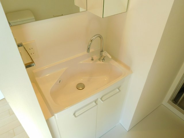 POSITIVE市谷台の洗面所