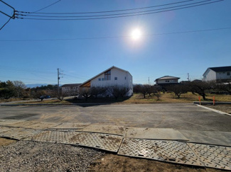 【展望】 | 南アルプス市山寺 オール電化新築戸建 南通路 車並列3台 | 物件より南側を望む