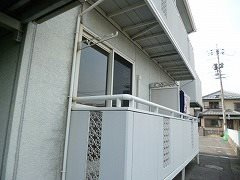 シティーハイツのバルコニー