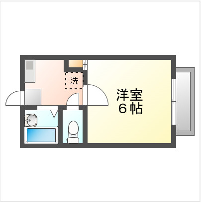 コーポパルの間取り