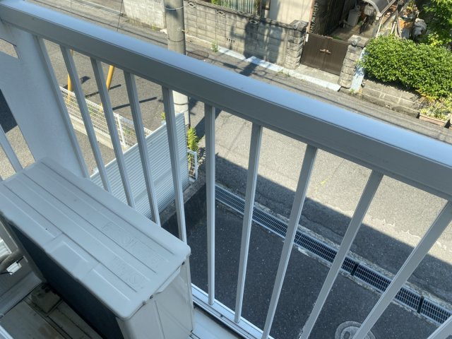 コーポパルのバルコニー