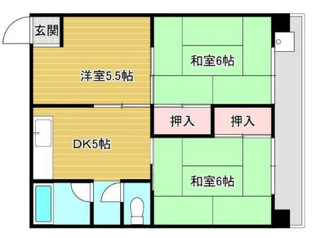 リノグランベル姫路の間取り