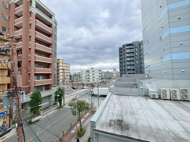 三番グリーンハイツのバルコニー