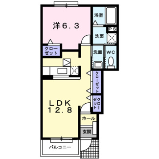 【間取り】 | ベル・グランツⅠ