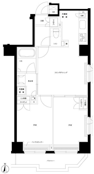 【間取り】 | ルーブル両国弐番館