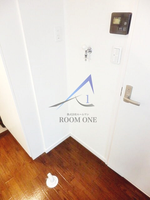 ベルフォートの設備|洗濯機置き場です。