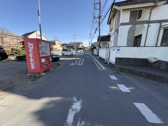 上尾市大谷本郷土地の前面道路含む現地写真