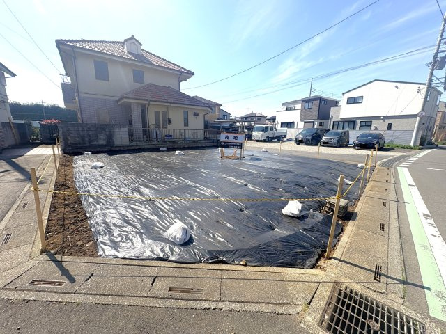 上尾市大谷本郷土地の前面道路含む現地写真