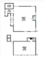 富塚町貸店舗事務所の間取り