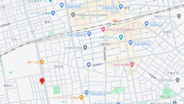 シティハイム　花水の地図
