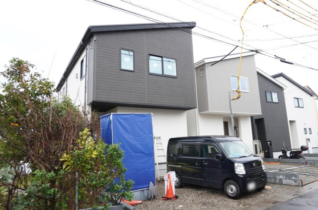 草加市谷塚上町 新築分譲住宅 全4棟 4号棟の外観