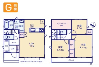 東村山市久米川町2丁目・全13棟　新築一戸建　G号棟