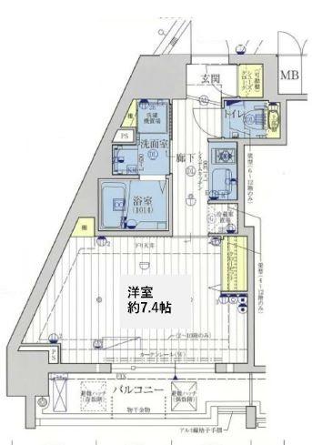 アクアプレイス梅田5の間取り
