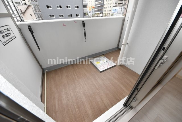 エステムコート難波Ⅶビヨンドのバルコニー|陽当たり良好なバルコニーです