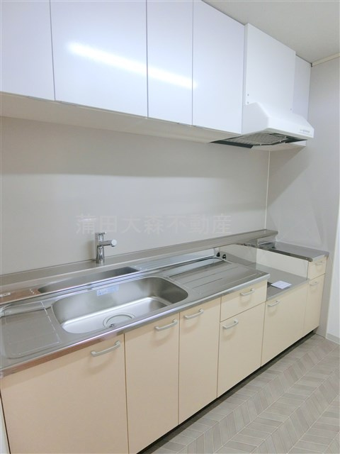 南六郷ハイツのキッチン|ガスコンロ設置可能なキッチン