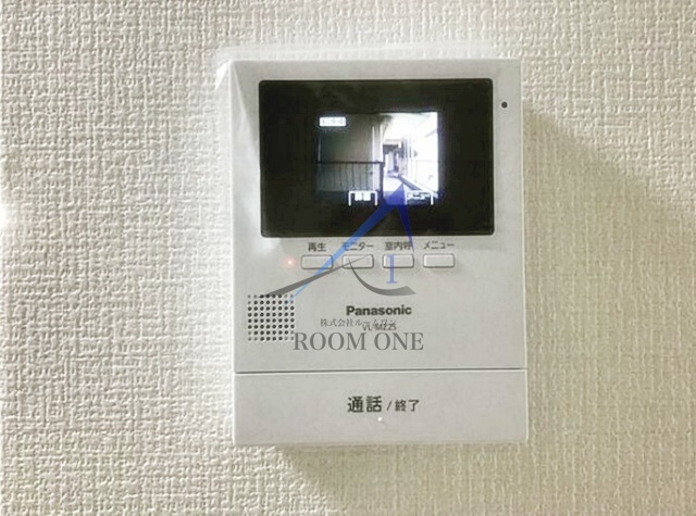 マリンシティダイヤモンドパレスのセキュリティ|モニター付きインターホンです。