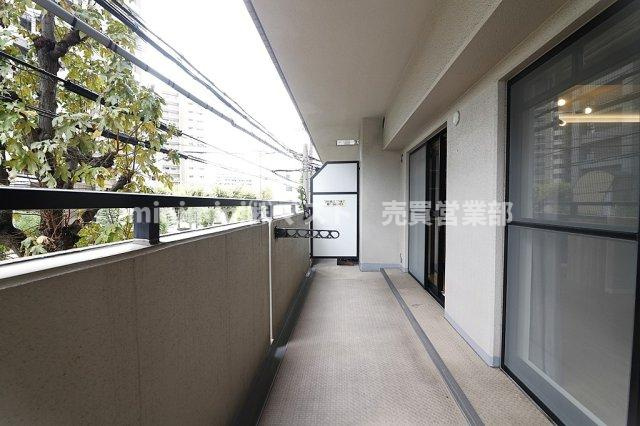 リブコート鴫野のバルコニー