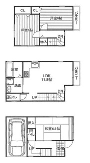 【間取り】 | 伏見区醍醐御霊ケ下町　中古戸建