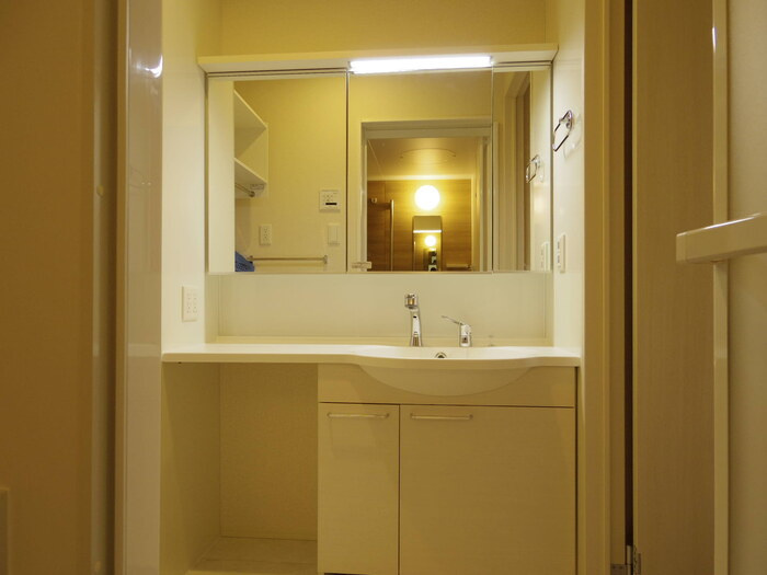 ゼピュロス学園の森 Kの独立洗面台|大型洗面化粧台