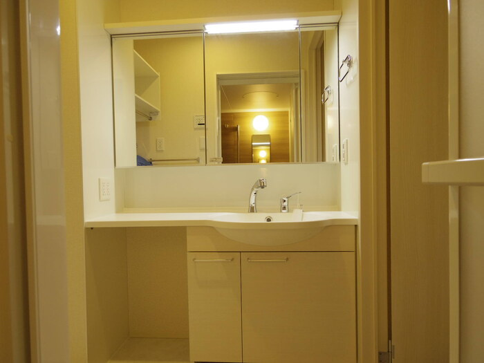 ゼピュロス学園の森 Kの独立洗面台|大型洗面化粧台