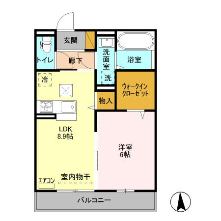 ゼピュロスみどりの C棟の間取り