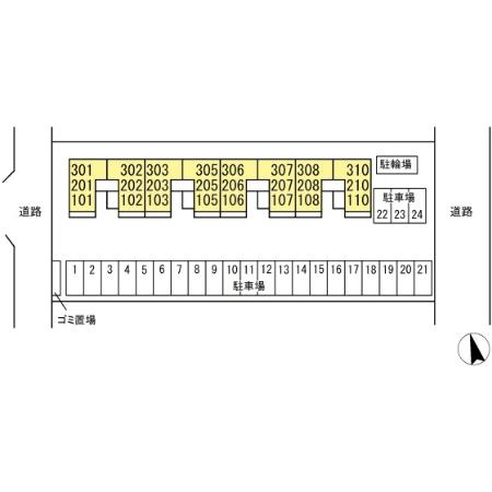 クレッセントの区画図