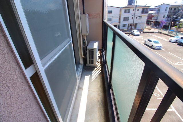 ピットイン稲葉のバルコニー